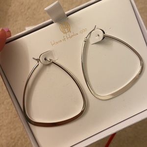 House of Hallow 1960 silver tone earrings